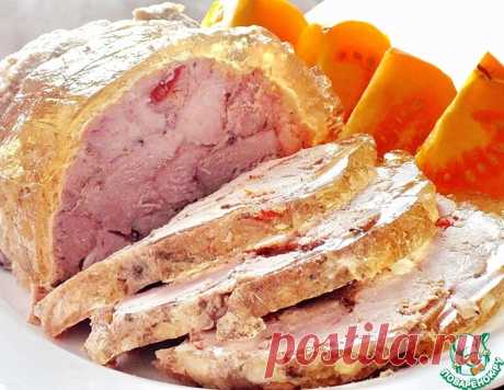 Ветчина свиная с чесноком – кулинарный рецепт