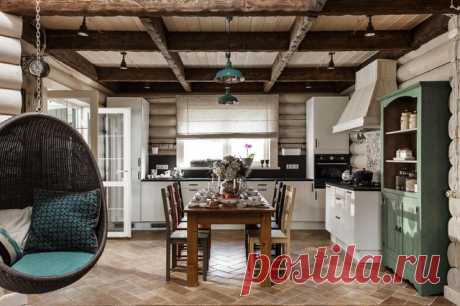 Summer house. Moscow 2013 - Кантри - Кухня - other metro - от эксперта I.D.interior design