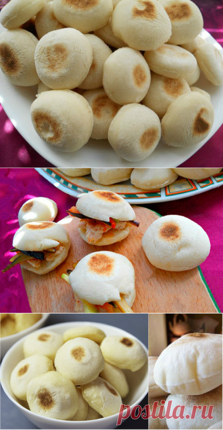 Мини-булочки на сухой сковороде: воздушные внутри, превосходная основа для бутербродов!