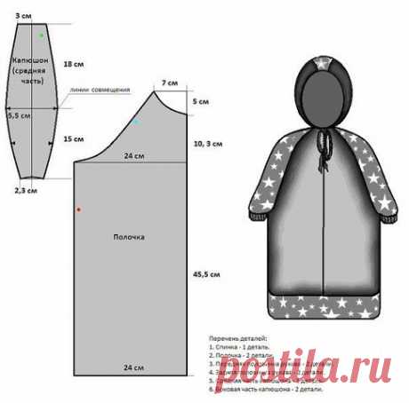 Комбинезоны и спальные мешки (4Diy) / Простые выкройки / ВТОРАЯ УЛИЦА