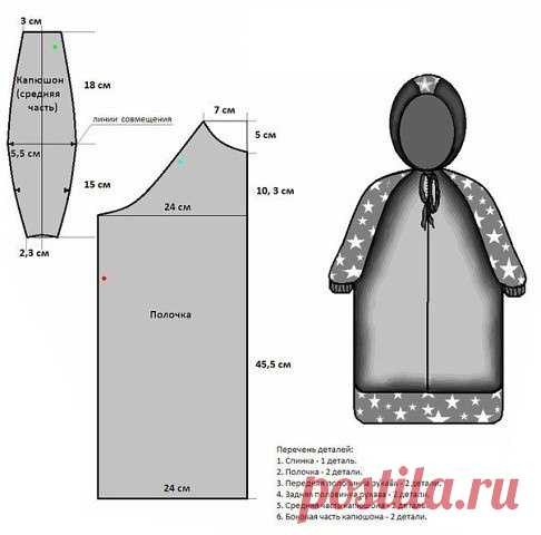 Комбинезоны и спальные мешки (4Diy) / Простые выкройки / ВТОРАЯ УЛИЦА