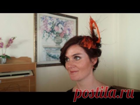 DIY Lace Covered Teardrop Fascinator