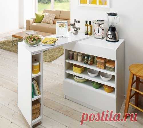 ​Удобный кухонный стол-трансформер — Сделай сам, идеи для творчества - DIY Ideas