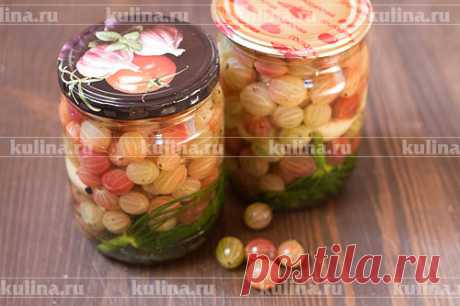 Маринованный крыжовник с чесноком