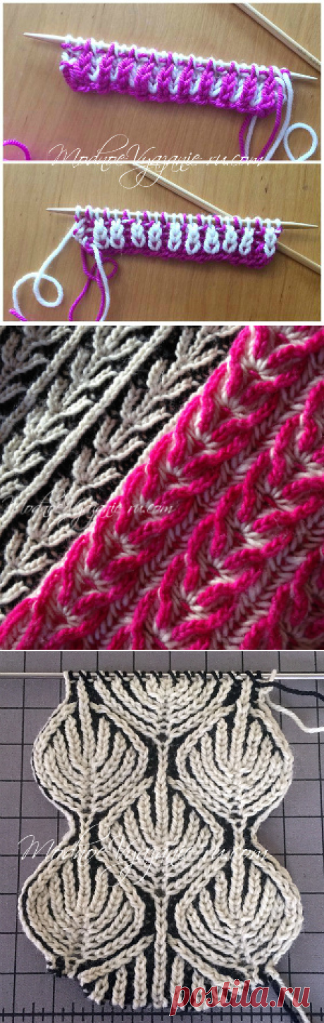 бриош,Brioche Knitting - Modnoe Vyazanie ru.com