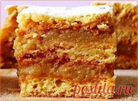 Слоеный яблочный пирог | Рецепты вкусно