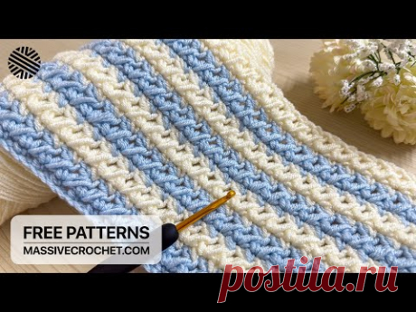 This Uncommon Crochet Pattern is a Real Showstopper! 🩵 ⚡️ Very Easy Crochet Stitch for Beginners