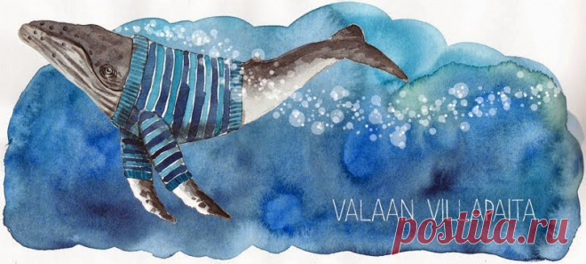 Valaan villapaita: Тройник ЮВ ице -валас