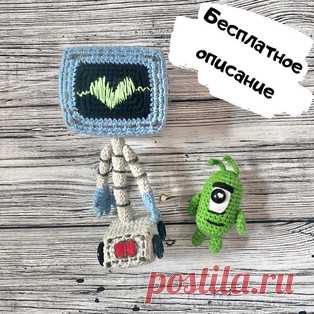 Карен Планктон амигуруми. Схемы и описания для вязания игрушек крючком! Бесплатный мастер-класс от @mms_knits по вязанию суперкомпьютера по имени Карен Планктон - одна из десяти главных персонажей мультсериала «Губка Боб К…