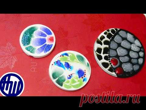 2-ой способ БЮДЖЕТНЫХ ЗАГОТОВОК для украшений с НЕОБЫЧНЫМ ДЕКОРОМ.
