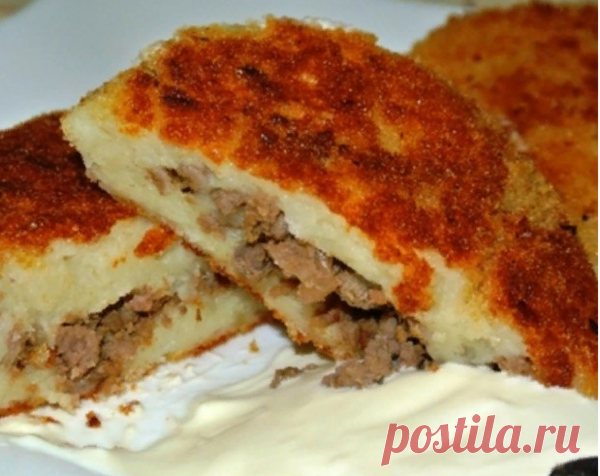 Картофельные зразы с мясным фаршем фото Простой рецепт. Картофельные зразы с мясом КуЛИНАРИЯ Яндекс Дзен ВКУСНО: 3 - Блю