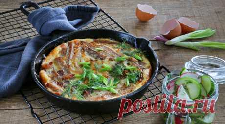 Сало с хлебом и яйцом, пошаговый рецепт с фото