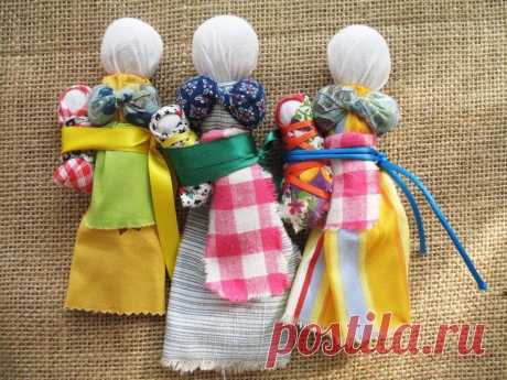 Куклы обереги своими руками из ткани и ниток