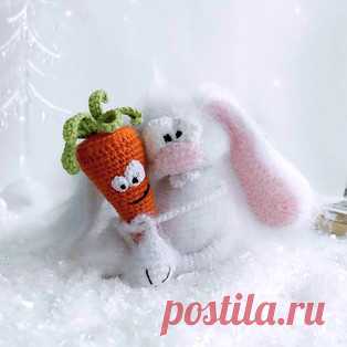 Заяц (магнит) амигуруми. Схемы и описания для вязания игрушек крючком! Бесплатный мастер-класс "Заяц (магнит)" от Светланы Малярик по вязанию зайчика крючком. Высота вязаной игрушки примерно 9,5 см. Для изготовл…