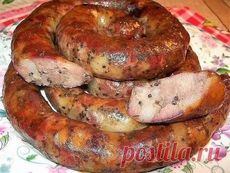 КОЛБАСА ДОМАШНЯЯ КУРИНАЯ БЫСТРОГО ПРИГОТОВЛЕНИЯ-ОБАЛДЕННЫЙ ВКУС!