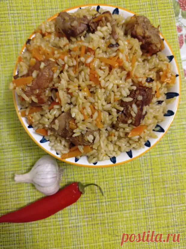 Плов южноукраинский. с круглым кубанским рисом и без зиры - Кухня и дом - медиаплатформа МирТесен