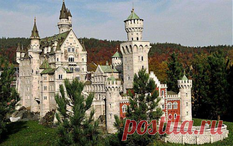 Самые красивые в мире места (17 шт) » FreeBash - домашняя библиотека развлечений Замок Нойшвайштайн Юго-Западная Бовария.