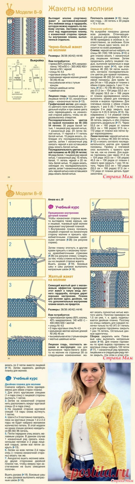 Жакеты на молнии - Страна Мам