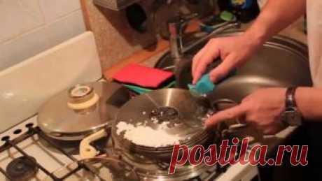 Даже старые бабушкины сковородки сверкают чистотой! Лучшее средство!