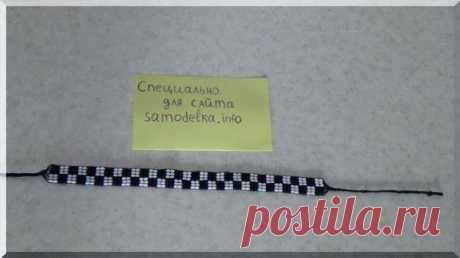 Браслет из бисера на станке