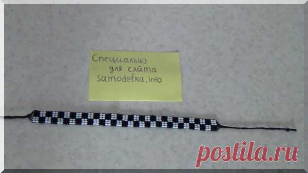 Браслет из бисера на станке