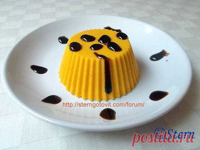 Тыквенная panna Cotta