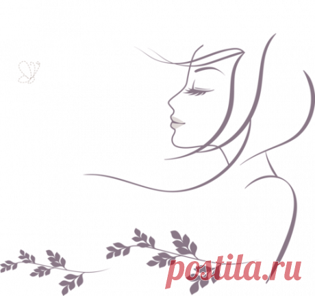 Векторный клипарт "Девушки, женщины, силуэты..."