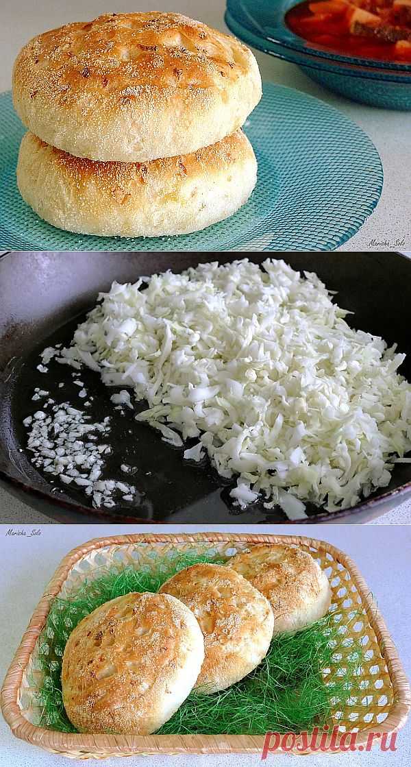 Очень простые и очень вкусные капустные булочки.