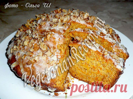 Морковный пирог и Тыквенный пирог без яиц, рецепт с фото