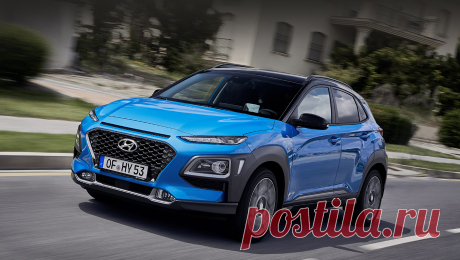 Паркетник Hyundai Kona получил гибридную вариацию Кроссовер Hyundai Kona, дебютировавший пару лет назад с обычными бензиновыми моторами, позднее разжился модификациями на чистой электротяге и с дизельным