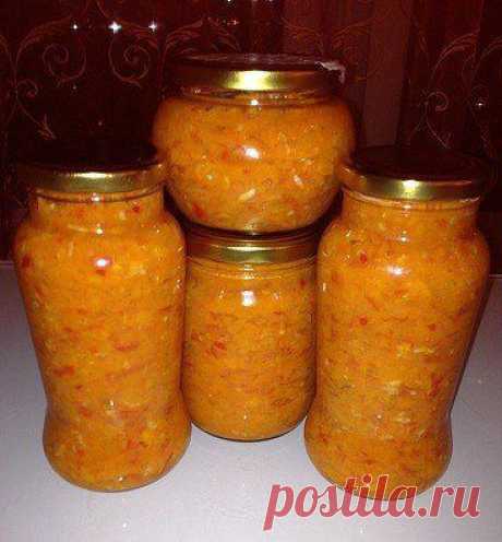 Икра морковная