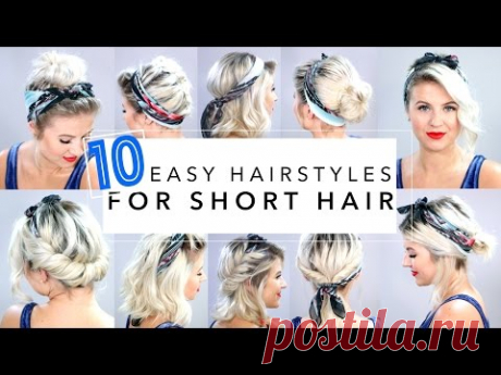 10 Easy Hairstyles for Short Hair With Headband | Milabu