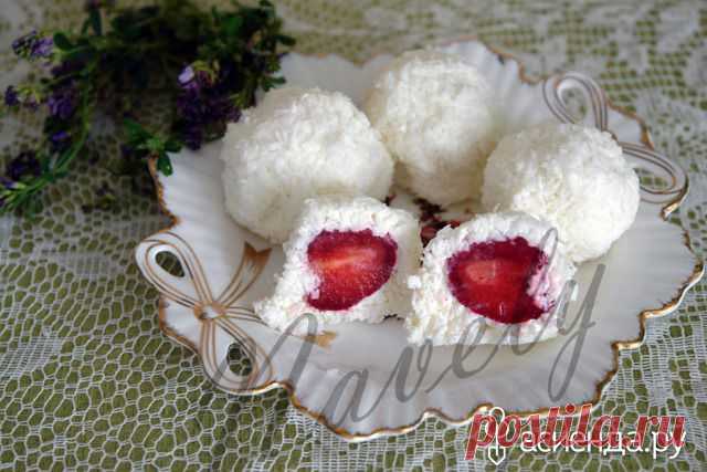 Десерт творожно-кокосовый с ягодами "Снежки": Группа Собираем урожай: хвастики, рецепты, заготовки