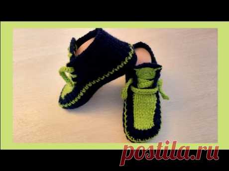 Мужские кроссовки "ШРЕК" спицами р. 40-41
