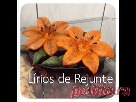 Como fazer Lírios de Rejunte