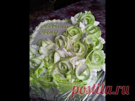 Украшение торта БелковоЗаварнымКремом.Торт для мужчины. Cake Decoration Protein Custard Cream