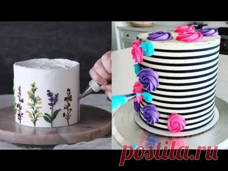 Торты||16 ПРОСТЫХ И ОЧЕНЬ ЭФЕКТНЫХ ИДЕЙ ОФОРМЛЕНИЕ ТОРТОВ 16SIMPLE BUT BEAUTIFUL IDEAS CAKE DESIGN