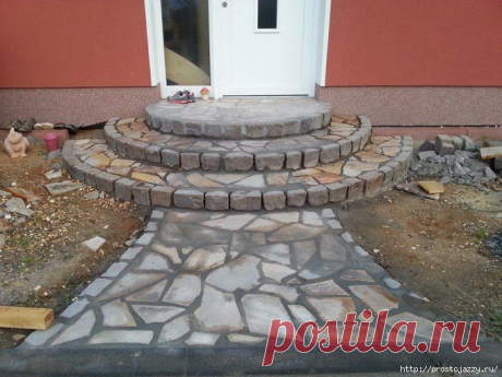 Как сделать крыльцо своими руками - красота для дома.
