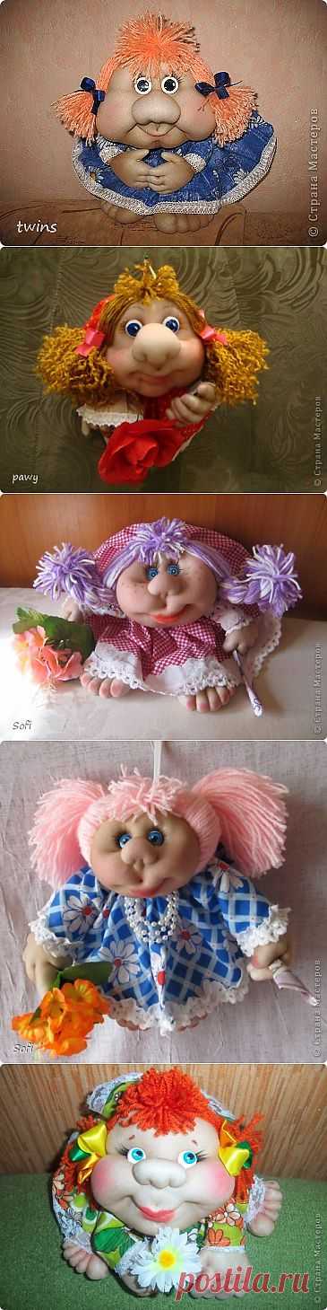 ВСЕ ДЛЯ ДОМАШНЕГО УЮТА - кукла-попик из колготок мастер класс