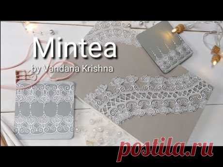 How to draw Tangle Pattern 'MINTEA'   (zentangle)