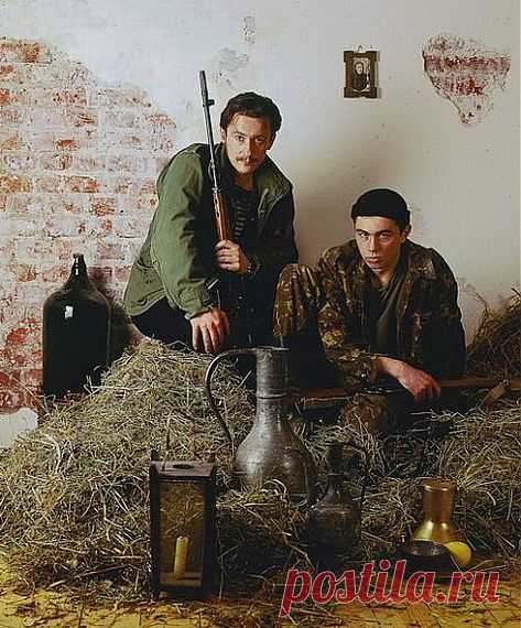 Олег Меньшиков и Сергей Бодров