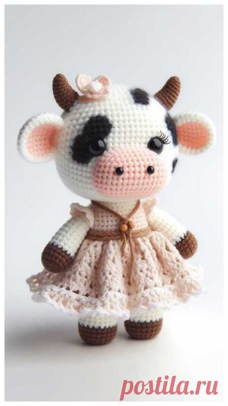 Crochet Cow Marlee Amigurumi Free Pattern - Free Amigurumi