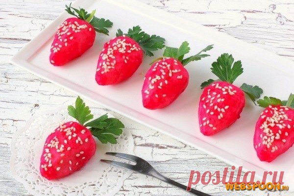 Закуска с копченой скумбрией "Клубничка" с фото | Рецепт закуски из копченой скумбрии на Webspoon.ru