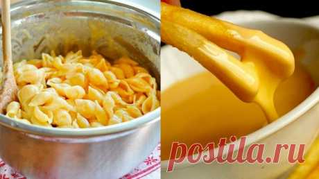Как сделать сырный соус к макаронам или картошке » Вкусно и полезно