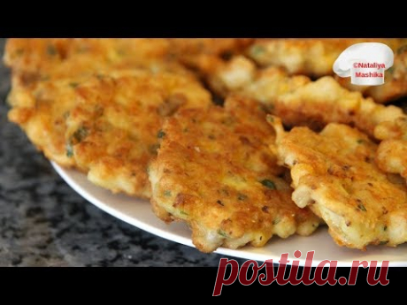 Разлетаются на УРА! Рыбные рубленные котлеты с сыром и кукурузой. Corn and Cheddar Fish Patties