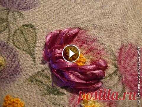 Вышивка лентами для начинающих. Как вышить красивые астры Вышивка лентами. Хотите вышивать лентами? Поострите этот мастер класс и убедитесь что в этом нет ничего сложного. вышивка лентами вышивка лентами для ...