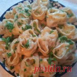 Манты по-узбекски - изумительно сытное, сочное и вкусное блюдо!