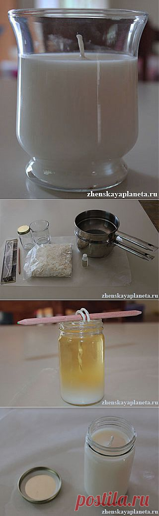 Как сделать свечу в домашних условиях - пошаговая инструкция с фото | Женская Планета
