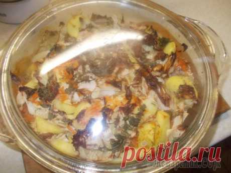 КАПУСТА, ПРИГОТОВЛЕННАЯ С ОВОЩАМИ В ДУХОВКЕ Вкусно и полезно!!Попробуйте