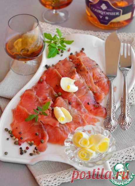 Солёная горбуша с коньяком – кулинарный рецепт